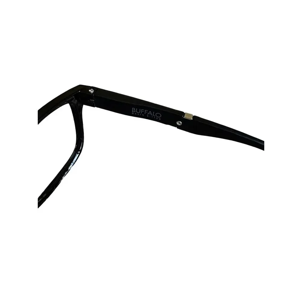 Buffalo David Bitton Eyeglasses Frames Black Rectangular Full Rim Unisex